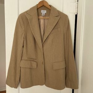 Anne Taylor LOFT Vintage wool blend blazer school boy career granola academia